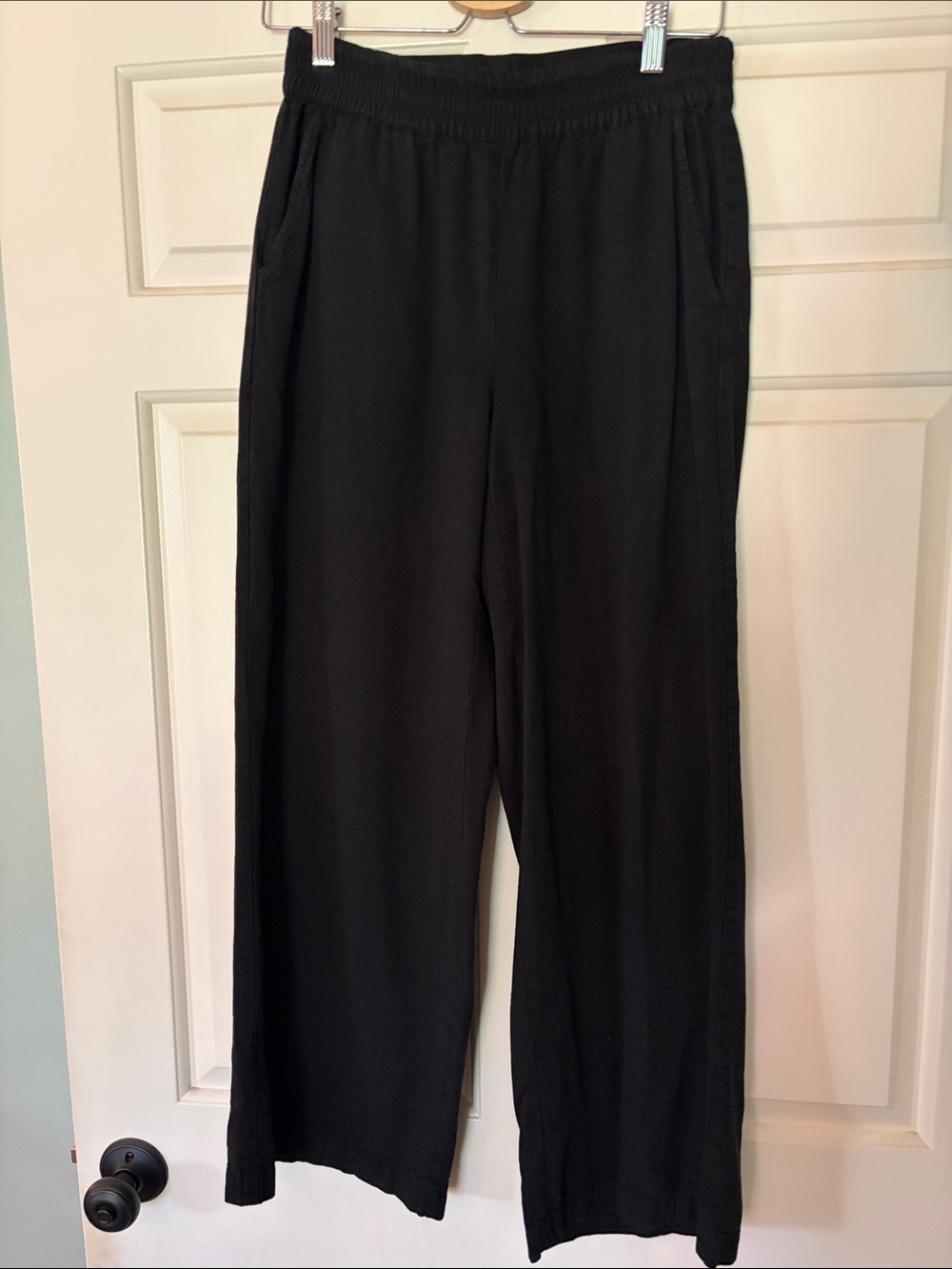 Marine Layer Allison Trouser Size Small Elastic Waist Pull On Wide Leg Business